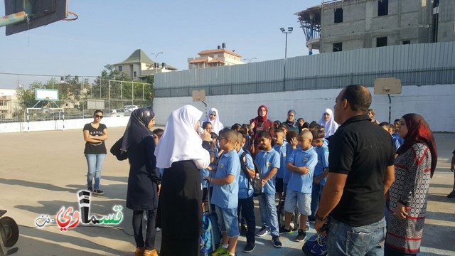  كفرقاسم- فيديو: البداية الصحيحة هي عنوان النجاح .. مدرسه جنة ابن رشد تستقبل طلابها بمراحل مدروسة وتودع حجاجها